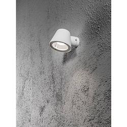 Foto van Konstsmide trieste 7523-250 buitenlamp (wand) halogeen gu10 35 w wit