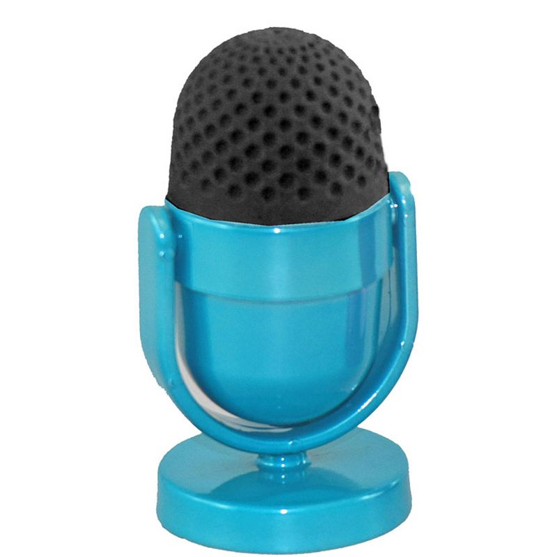 Foto van The littlies gum en puntenslijper cool mic junior metaal blauw