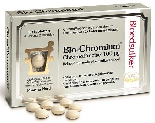 Foto van Pharma nord bio-chromium bloedsuiker tabletten