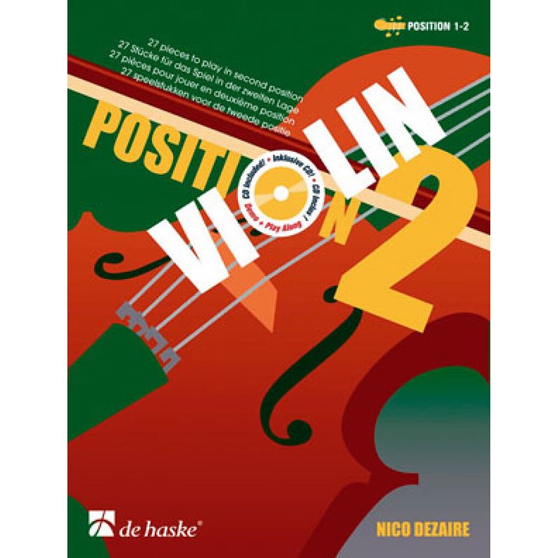 Foto van De haske violin position 2 boek - 27 pieces to play in second position