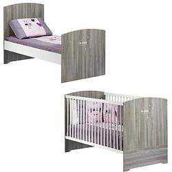 Foto van Sauthon evolution babybed little big bed smile chene vuursteen