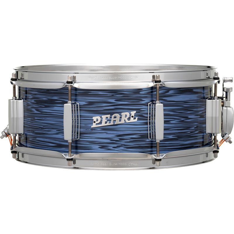 Foto van Pearl president series deluxe ocean ripple 14 x 5.5 inch snaredrum