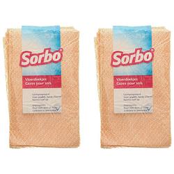Foto van Sorbo vloerdoekjes - alle harde vloeren - 2x - 24 x 40 cm - vloerwissers