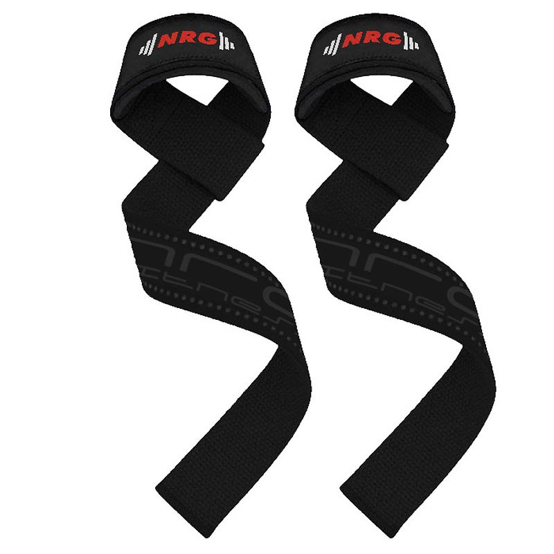 Foto van Nrg fitness lifting straps - deadlift straps deluxe