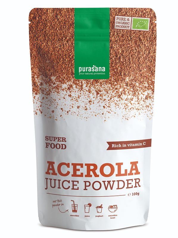 Foto van Purasana acerola juice powder