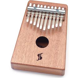 Foto van Stagg 10 keys professional kalimba mahogany natural met hoesje