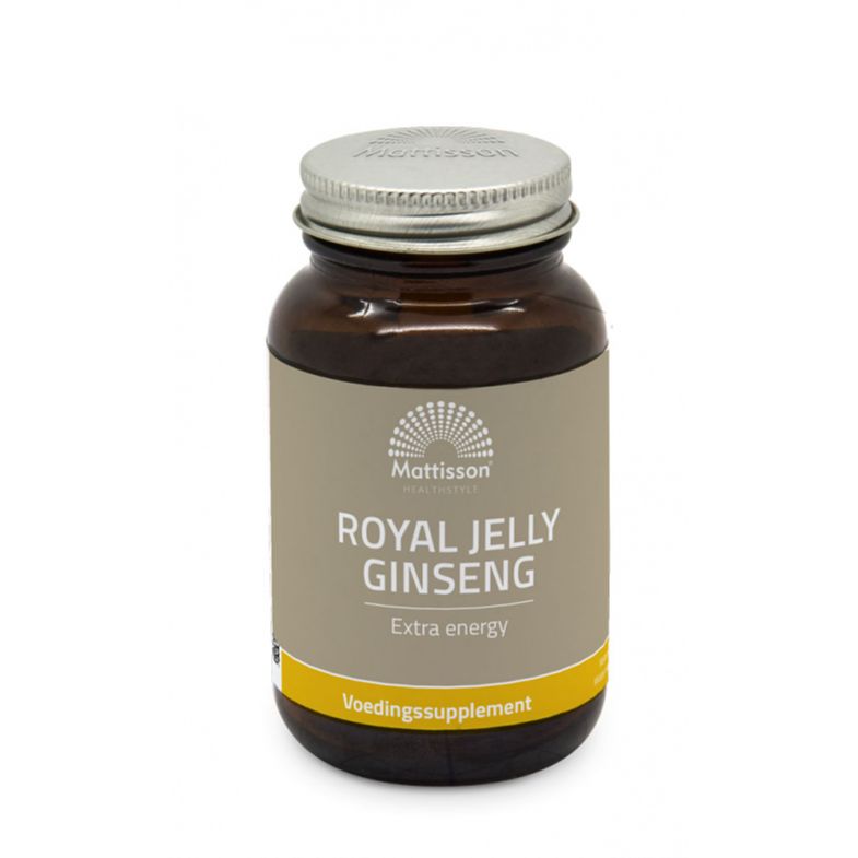 Foto van Mattisson healthstyle ginseng royal jelly capsules