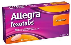 Foto van Allegra fexotabs 120mg tabletten