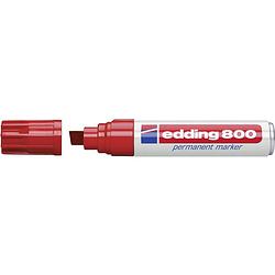 Foto van Edding edding 800 4-800-1-1002 permanent marker rood watervast: ja