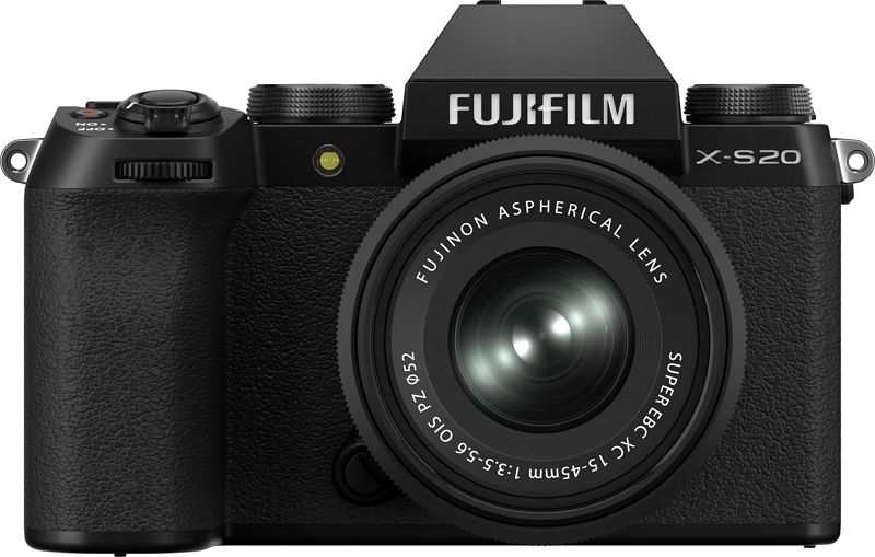 Foto van Fujifilm x-s20 zwart + xc 15-45mm f/3.5-5.6 ois pz