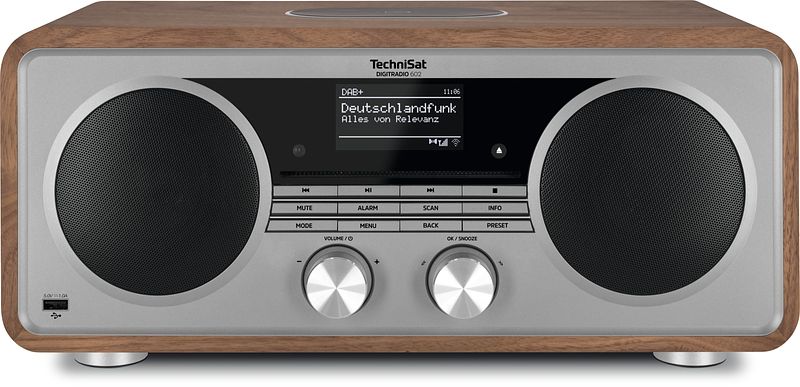 Foto van Technisat digitradio 602 dab radio bruin