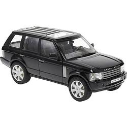 Foto van Modelauto land rover range rover 2003 zwart schaal 1:24/20 x 8 x 7 cm - speelgoed auto's