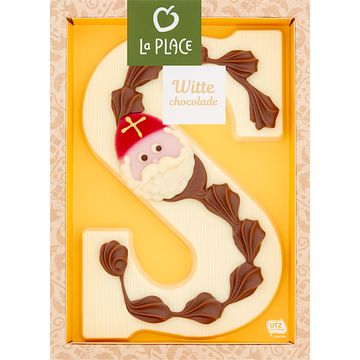 Foto van La place chocoladeletter witte chocolade 200g bij jumbo