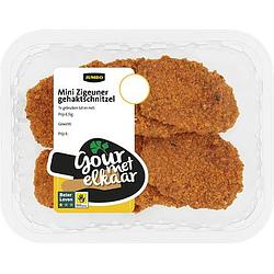 Foto van 4+2 gratis | jumbo mini zigeuner gehaktschnitzel 200g aanbieding bij jumbo