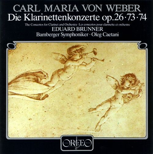 Foto van Von weber: die klarinettenkonzerte - cd (4011790067124)