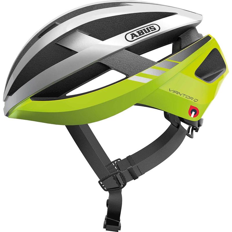 Foto van Abus helm viantor quin neon yellow l 57-61cm