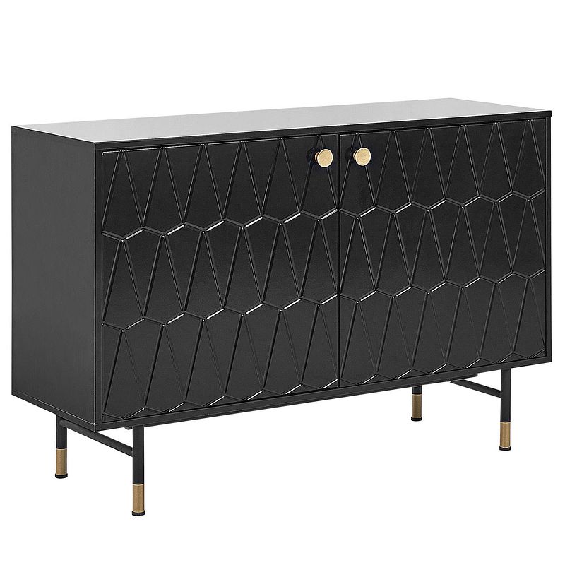 Foto van Beliani adante - sideboard-zwart-mdf