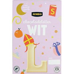 Foto van Jumbo chocoladeletter wit l 135g