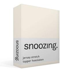 Foto van Snoozing stretch - topper - hoeslaken - 140/150x200/220/210 - ivoor