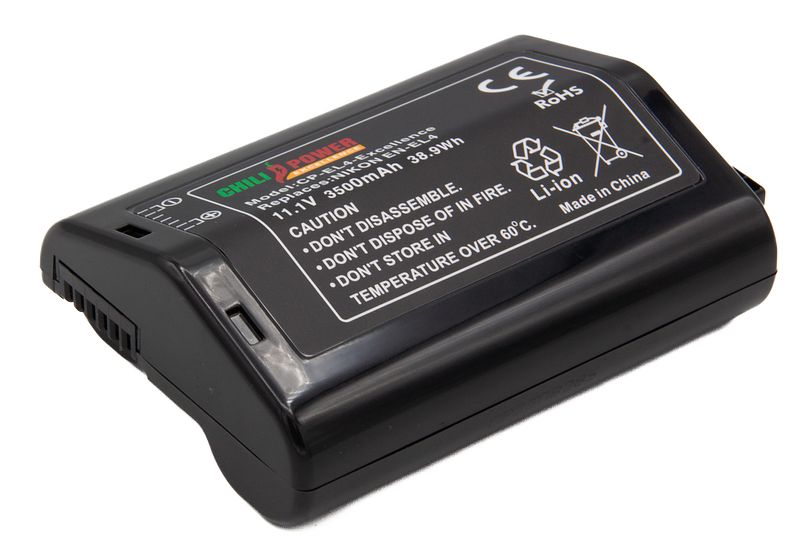 Foto van Chilipower en-el4 accu voor nikon - excellence - 3500mah