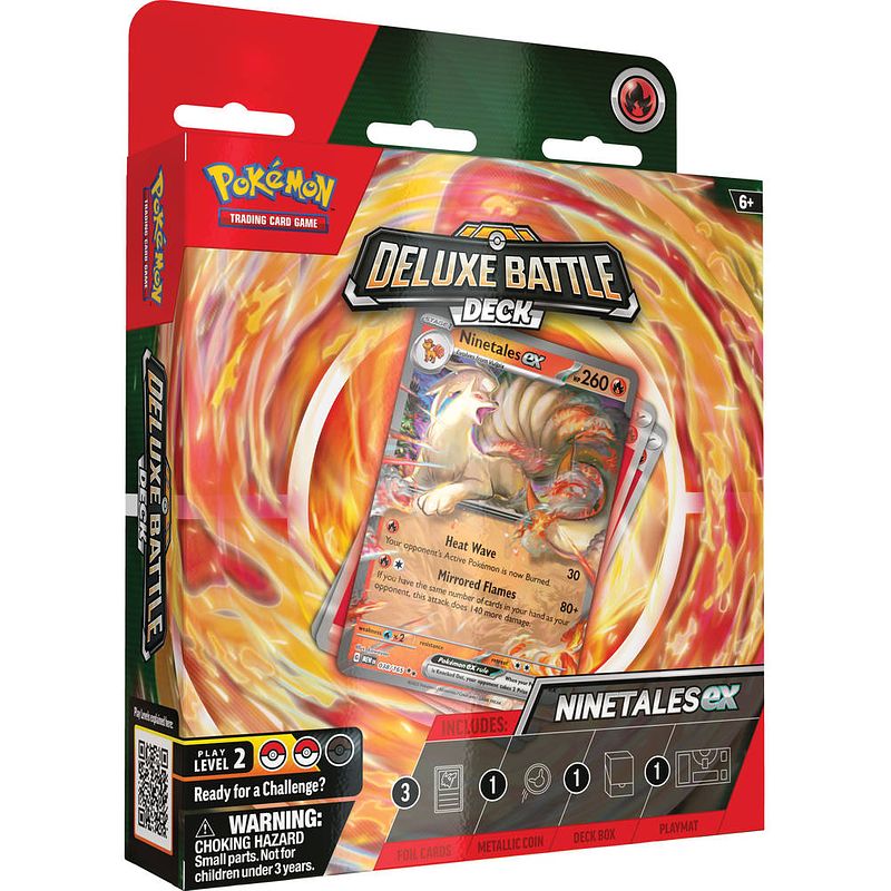 Foto van Pokémon tcg deluxe battle deck ninetales ex