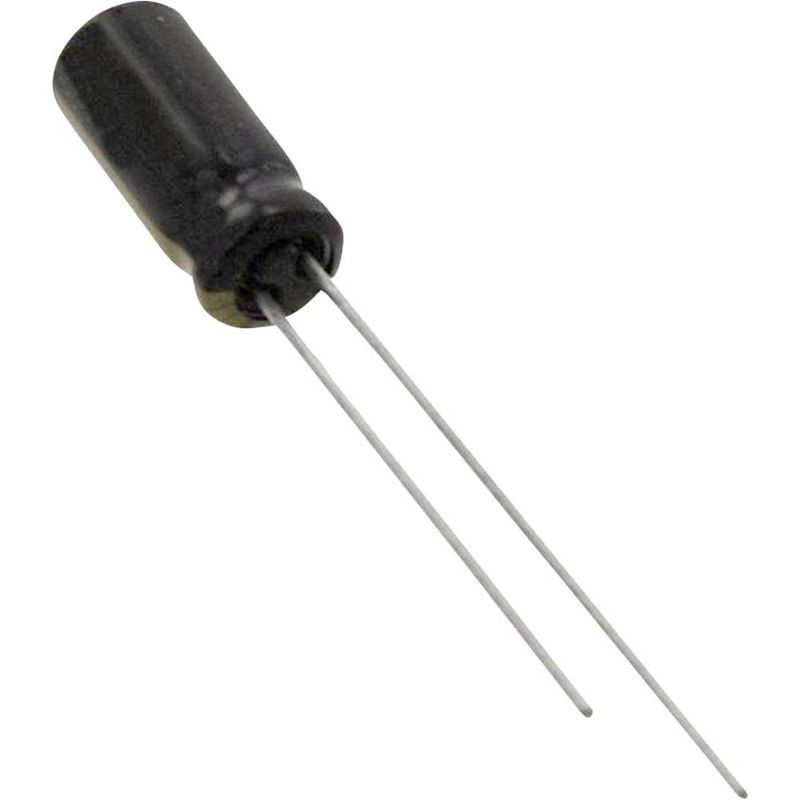 Foto van Panasonic eeu-fm1v330 elektrolytische condensator radiaal bedraad 2 mm 33 µf 35 v 20 % (ø) 5 mm 1 stuk(s)