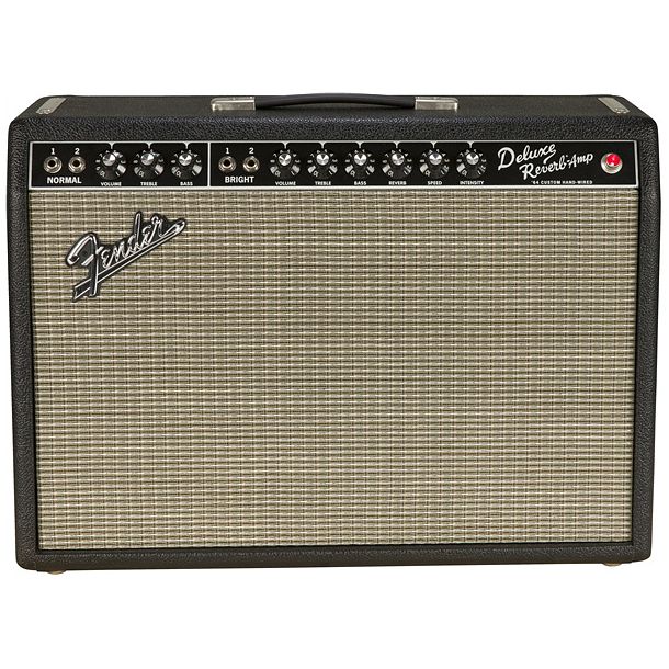 Foto van Fender 's64 custom deluxe reverb buizen-gitaarversterkercombo