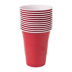 Foto van Partycup rood - 530 ml - 12 stuks