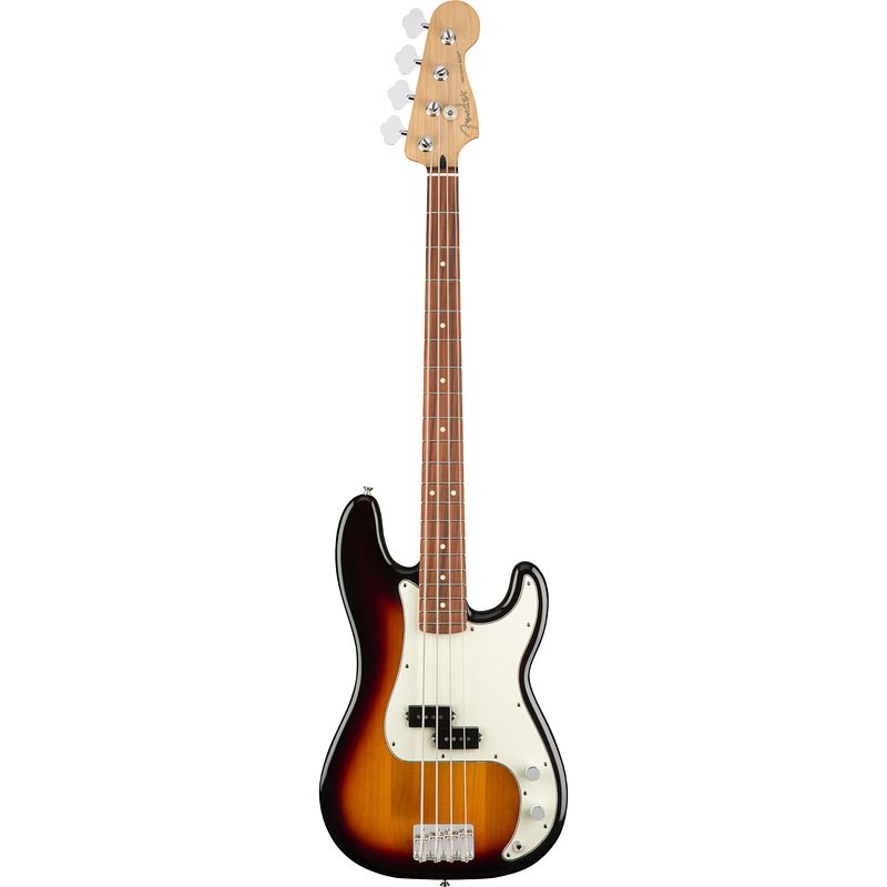 Foto van Fender player precision bass 3-color sunburst pf