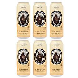 Foto van Franziskaner weissbier naturtrub premium hefeweissbier blik 6 x 500ml bij jumbo