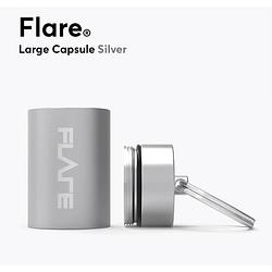 Foto van Flare audio large capsule voor calmers- zilver