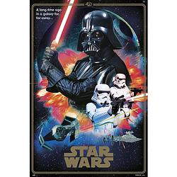 Foto van Grupo erik star wars classic 40 anniversary villains poster 61x91,5cm