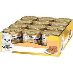 Foto van Gourmet gold mousse kattenvoer nat met kalkoen bij jumbo