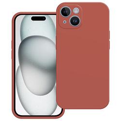 Foto van Just in case premium liquid color tpu case voor apple iphone 15 telefoonhoesje rood