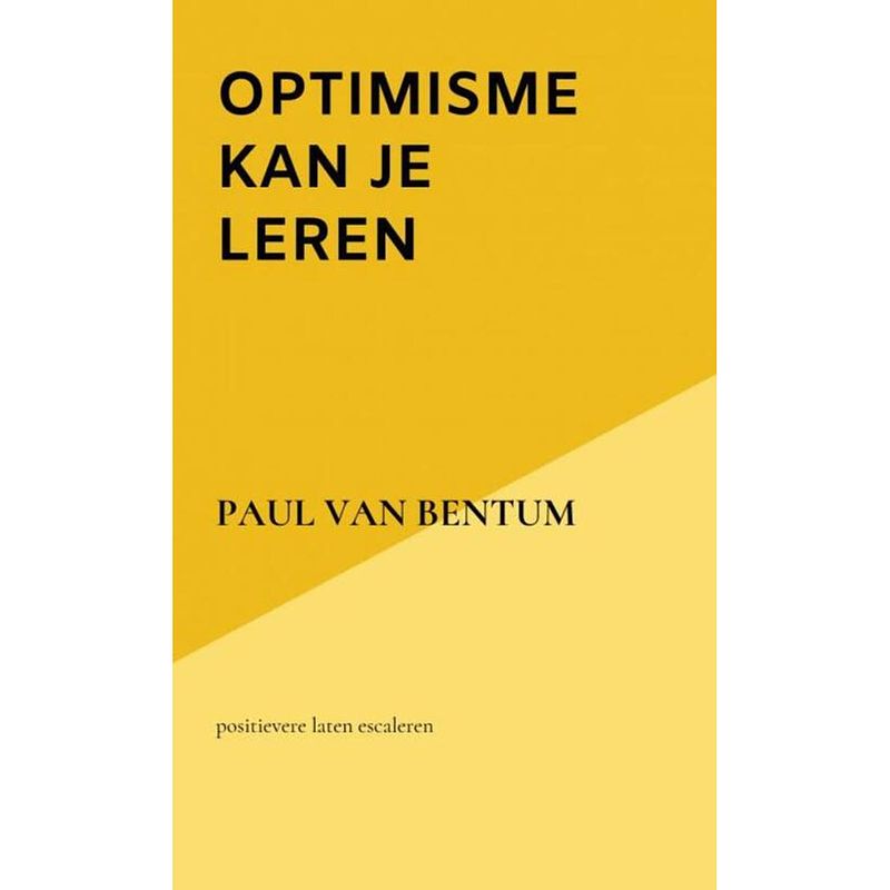 Foto van Optimisme kan je leren