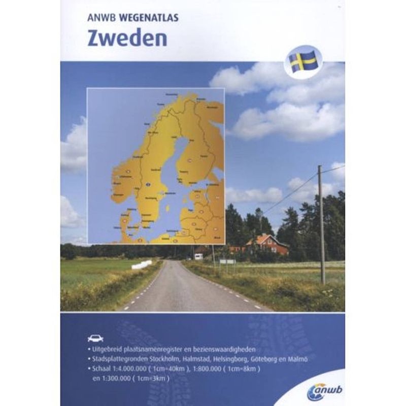 Foto van Zweden - anwb wegenatlas