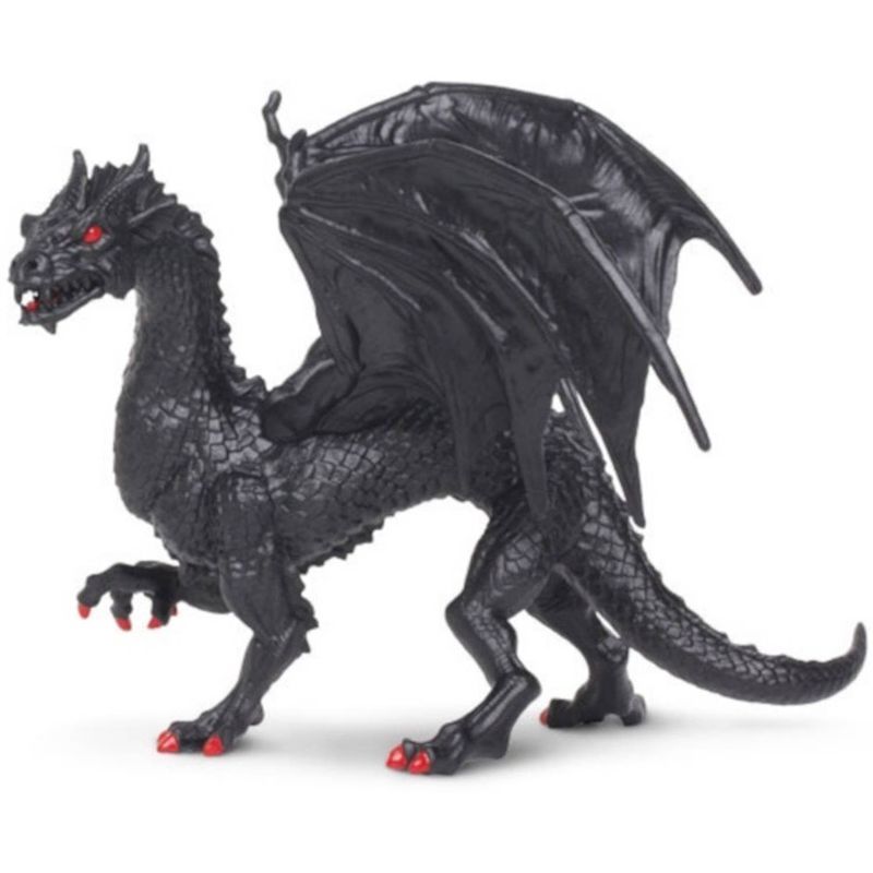 Foto van Safari speelfiguur twilight dragon junior 18 cm zwart