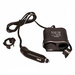 Foto van Carpoint 2-weg splitter 12v met controle-led zwart