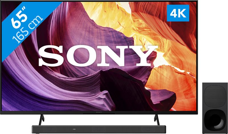 Foto van Sony kd-65x80k (2022) + soundbar