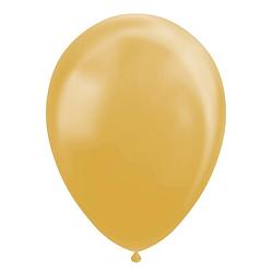 Foto van Wefiesta ballonnen metallic 12 cm latex goud 100 stuks