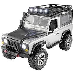 Foto van Reely zilver brushed 1:16 rc auto elektro crawler 4wd rtr 2,4 ghz incl. accu en lader