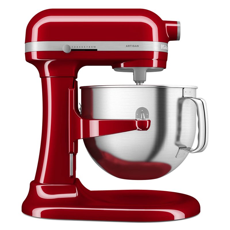 Foto van Kitchenaid 5ksm70shxeer staande mixer 325 w rood