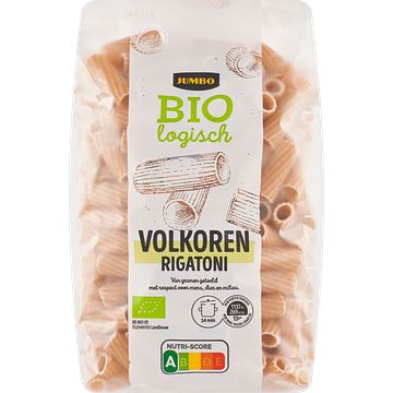 Foto van Jumbo biologische volkoren rigatoni 500g