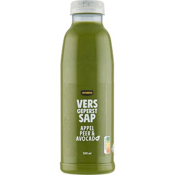 Foto van Jumbo groentesap avocado spinazie komkommer appel peer 500ml