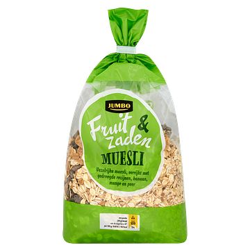 Foto van Jumbo fruit en zaden muesli 750g