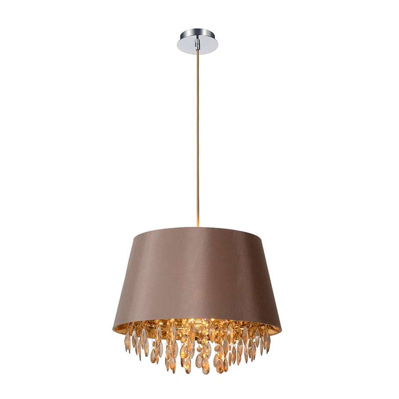 Foto van Lucide hanglamp dolti ø45 taupe