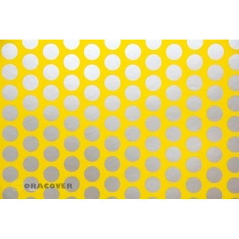 Foto van Oracover 92-033-091-002 plotterfolie easyplot fun 1 (l x b) 2 m x 20 cm geel, zilver