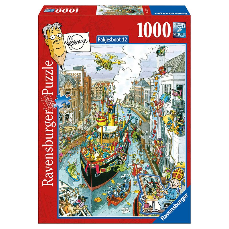 Foto van Ravensburger puzzel fleroux sinterklaas - 1000 stukjes