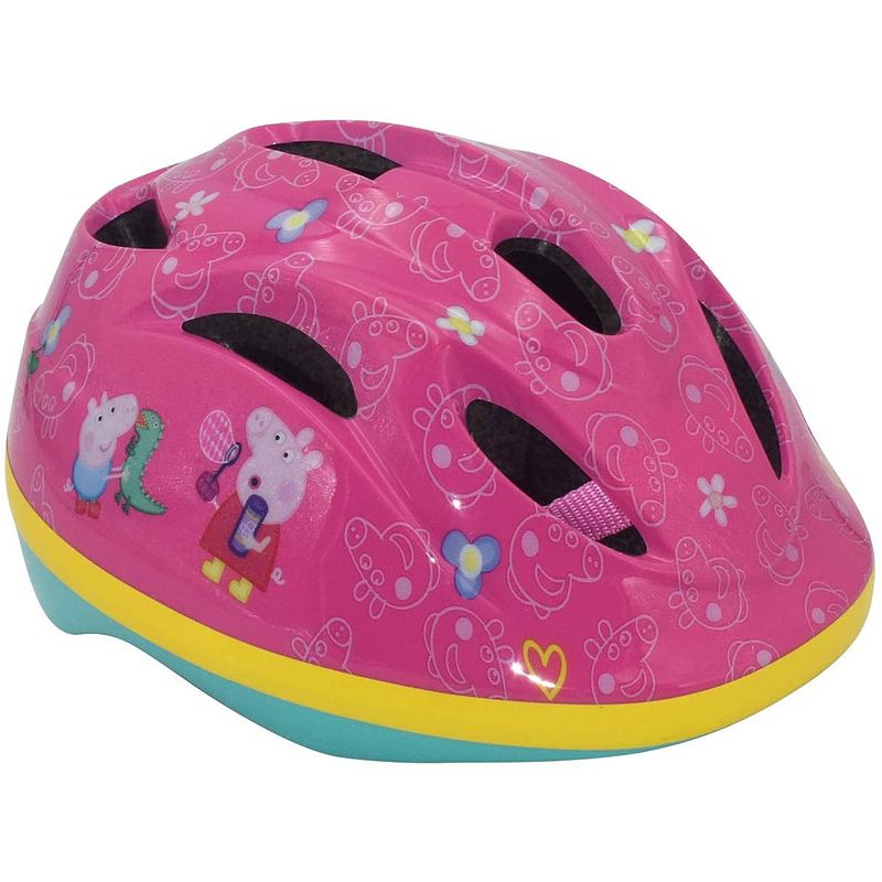 Foto van Volare fietshelm peppa pig meisjes roze mt 51-55 cm