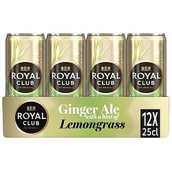 Foto van Royal club ginger ale with a hint of lemongrass zonder suiker 12 x 250ml bij jumbo